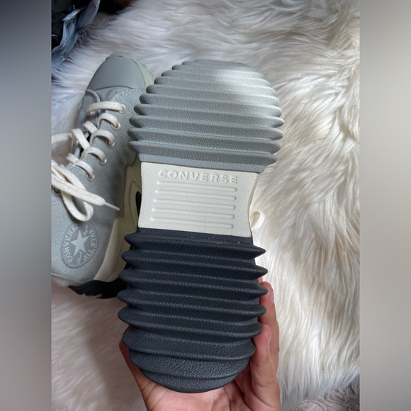 Converse Run Star Motion Hi Womens Grey Slate Sage Silver size 7.5 womens - Picture 4 of 10